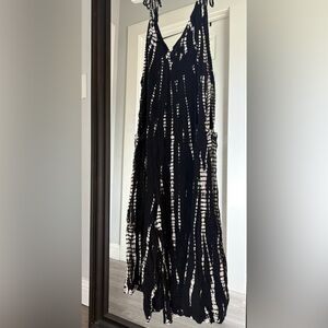 Baggy tie dye romper